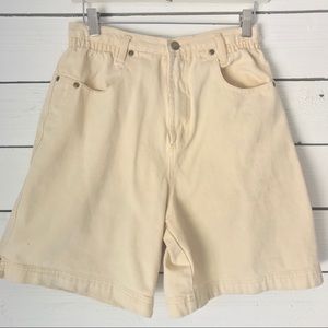 Vintage High Waisted Yellow Shorts